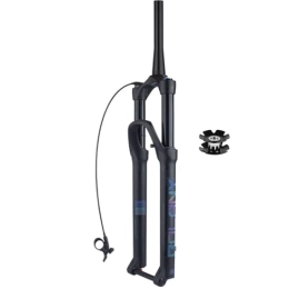 LHHL Pièces de rechanges LHHL Fourche VTT Suspension Pneumatique Axe Traversant 15x100mm Fourche Avant De Vélo Tube Conique120mm Voyage Fourche Avant Vélo De Montagne Frein À Disque (Color : Black, Size : 27.5inch)