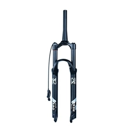 LHHL Pièces de rechanges LHHL Fourche À Suspension Pneumatique VTT 26 / 27, 5 / 29 Pouces Voyage 100mm Fourche De Vélo De Montagne Ultralégère 1-1 / 8 QR 9mm Verrouillage Manuel / À Distance (Color : Remote, Size : 29 inch)