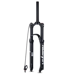 LHHL Pièces de rechanges LHHL Vélo De Montagne Fourche À Suspension 26 / 27.5 / 29 Pouces Alliage De Magnésium Vélo Fourchette Débattement 120mm Fourche De VTT QR 9 * 100mm (Color : Straight Remote, Size : 26 inch)