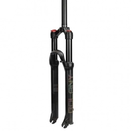 LJP Pièces de rechanges LJP VTT Vélo Air Fork Supension Réglage Rebond 26 / 27, 5 / 29er Serrure Droite fuselé Fork Mountain for Accessoires Vélo Frein à Disque (Color : Black, Size : 29er Straight Hand)