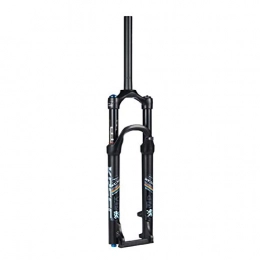 LSRRYD Pièces de rechanges LSRRYD Fourche de vélo Fourche À Suspension pour Vélo Montagne 26 27.5 29in VTT Air Cycling Fork Amortisseur Vélo Frein À Disque Course 120mm (Color : Black, Size : 26inch)