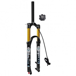 LvTu Pièces de rechanges LvTu Vélo Fourche Suspension Pneumatique VTT 26 27.5 29 Pouces Voyager 140mm, Ajustement du Rebond 1-1 / 8" Tube Droit / coniqu QR 9mm Ultra-léger Verrouillage Manuel / à Distance Vélo de Montagne Fourches