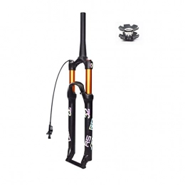 LXFHOMED Pièces de rechanges LXFHOMED Fourches de vélo VTT 66 / 70, 5 / 73, 1 cm, fourche avant pneumatique de voyage 120 mm pour suspension QR 9 mm Frein à disque Accessoires de VTT (66 cm)