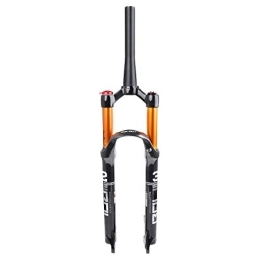 LYYCX Fourches VTT LYYCX VTT Fourche Suspension 26 27.5 29 Pouces, Voyage 120mm Vélo Alliage Fourche Avant, 1-1 / 8" for 9mm * 100mm Axis (Color : Tapered-Manual Lockout, Size : 26 inch)