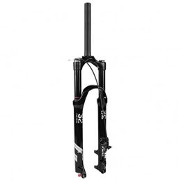 TYXTYX Fourches VTT Mountain Bike 140mm Travel Suspension Fork MTB 26 / 27.5 / 29 inch, Alliage léger 1-1 / 8"Air Forks 9mm QR (Color: Black - Straight Remote Lock, Size: 26")