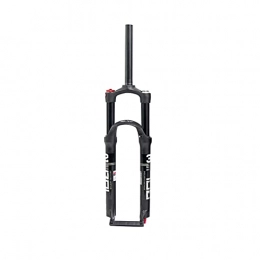 Mountain Biycle Fourche Avant VTT Suspension Air Fourche 26 Pouces 27,5 Pouces Tube intérieur Rouge 26 Pouces pour Les vélos de la Mountain Road Beach MTB (Color : Black)