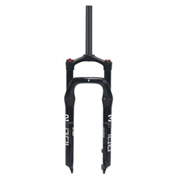 VHHV Pièces de rechanges Neige VTT Vlo Fourche Suspension 26 Pouces 1-1 / 8" Alliage Air Ahead Forks pour Plage VTT Vlo 4, 0" Pneu Noir 115mm Voyage