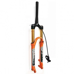 NZKW Pièces de rechanges NZKW Fourche Avant à Suspension pour VTT 26 / 27, 5 / 29 Pouces Orange 140mm Vélo de Voyage léger VTT Air Fork -140L-QR-9x100 (Couleur : Verrouillage à Distance Conique, Taille : 27, 5 Pouces