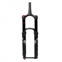 PACPL Pièces de rechanges PACPL Fork DH SH Down Hill Thru Essieu 110mm * 15mm Voyage 180mm VTT VTT VTT Air Fork (Color : 27.5 Black)