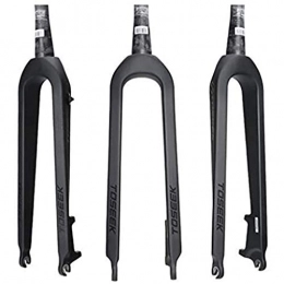 Peldnyoi Pièces de rechanges Peldnyoi Fourche de vélo de Montagne en Fibre de Carbone Fourche Conique Fork Fork VTT Fourche à vélos VTT 26 / 27.5 / 29 Accessoires ER Pouce, Black-29inch