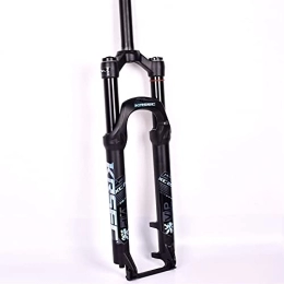 QHYXT Pièces de rechanges QHYXT 26 Pouces Fourche Avant de vélo VTT Fourche à Suspension pneumatique pour VTT Frein à Disque contrôle d'épaule 1-1 / 8"Voyage 120mm