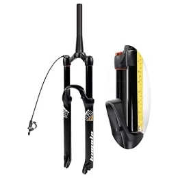 QHYXT Pièces de rechanges QHYXT Fourche Avant à Suspension pneumatique pour vélo, Fourche VTT 2627.529 Pouces, débattement 160mm pour XC Offroad, VTT, vélo de Descente