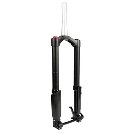 QHYXT Pièces de rechanges QHYXT Fourche de vélo électrique 24 / 26 Pouces 5.0 pneus vélo de Neige Fourche à Suspension pneumatique de Descente Montagne 15015mm essieu Frein à Disque VTT Fourche de vélo 2900g