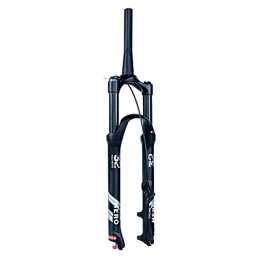 QHYXT Pièces de rechanges QHYXT Fourche à Amortisseur pneumatique, Fourche à Suspension VTT 26 / 27, 5 / 29 Pouces Fourche Avant VTT Air Fourche à Suspension VTT avec réglage de l'amortissement, débattement 120mm 9mmQR PM