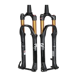 QHYXT Pièces de rechanges QHYXT Fourche à Suspension pour vélo VTT, 27, 5 / 29 Pouces, Course de Fourche à air de Frein à Disque 100mm, contrôle d'épaule / contrôle de Fil, pour VTT BIKEe