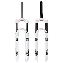 qidongshimaohuacegongqiyouxiangongsi Pièces de rechanges qidongshimaohuacegongqiyouxiangongsi Fourches de vélo VTT Fourche Suspension Plug Air Fork Course 100-120 mm Alliage de magnésium 1680g Noir et Blanc VTT Fourche avant fourche vtt (couleur : poudre