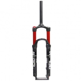 RTYUIO Pièces de rechanges RTYUIO Fourche à Suspension VTT 26, 1-1 / 8 '' Alliage de magnésium léger VTT à Tuyau Droit Fourche à gaz Contrôle de l'épaule Balck 1830g (A 27.5inch)