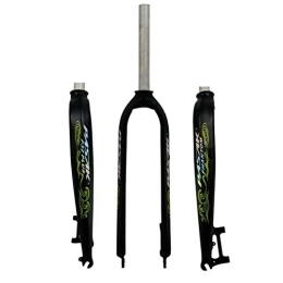 SJHFG Pièces de rechanges SJHFG 26 / 27, 5 / 29 Pouces VTT Fourche À Suspension, Autoroute 700C Frein À Disque Pur 28.6 Tube Droit Alliage D'aluminium Fourche Vélo Fourchette (Color : Green)