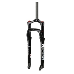 SJHFG Pièces de rechanges SJHFG Bicyclette à Fourche à Fourche d'air MTB Fourchette, 26 Pouces Course 100mm VTT Fork pour Amortisseur de vélos 1-1 / 8" Fourches