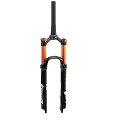 SMANNI Pièces de rechanges SMANNI Fourche de vélo VTT Solo Air vélo Suspension Avant 26 / 27.5 / 29 Pouces Tube Droit / Conique Manuel / Verrouillage à Distance magnésium (Color : 27.5 Tapered Manual)