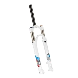 SMANNI Pièces de rechanges SMANNI Ultra-léger 26"VTT Vélo Huile / Ressort Fourche Avant VTT Fourche Avant Vélo Accessoires Pièces Vélo Vélo Fourche (Color : White)