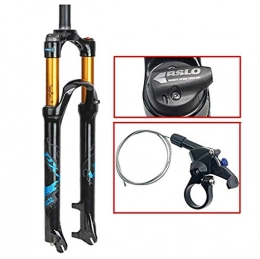 Sonwaohand Pièces de rechanges Sonwaohand 26" Mountain Bike Suspension Fork, 1-1 / 8' Lightweight Magnesium Alloy MTB Bike Gas Fork Support 100mm 29 Pouces C