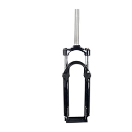 SORBEZ Pièces de rechanges SORBEZ Fourche de vélo Pliante de Montagne 20 Pouces VTT Amortisseur 24 26 Pouces Frein à Disque Amortisseur mécanique Ressort Amortissement QR 9 * 100mm (Color : 26 inch Gloss Black)