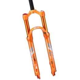 SORBEZ Pièces de rechanges SORBEZ Fourche VTT vélo 26er 27.5 29er Pouces Fourche à Suspension pneumatique Verrouillage Droit Conique à Travers l'essieu QR réglage de Rebond à dégagement Rapide (Color : 27 inches C)