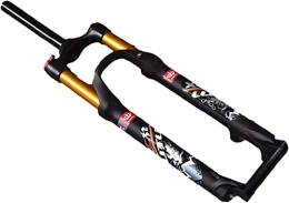 TONATO Pièces de rechanges TONATO Fourche pneumatique VTT 26 / 27.5" Course de 120Mm, Frein à Disque de Fourche Avant de réglage de Rebond adapté à la Montagne / Neige / vélo, 26inch