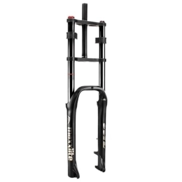 TS TAC-SKY Pièces de rechanges TS TAC-SKY E-Bike Grosse Fourche Vélo De Plage VTT Fourche À Suspension Pneumatique 20 * 4.0 26 * 4.0 Double Épaule Fourche De Vélo De Neige 4.0 "Pneu 135x9mm QR (Color : 20 inch)