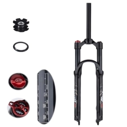 TS TAC-SKY Fourches VTT TS TAC-SKY Fourche VTT Amortissement Pneumatique 26 / 27.5 / 29 Pouces Fourche À Amortissement Pouce MTB Air Fork Suspension Bicycle Front Suspension (Color : Black, Size : 29 Straight Manual)