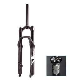 TYXTYX Fourches VTT TYXTYX 26 27, 5 29 Pouces fourches à Suspension VTT vélo Fourche à air Verrouillage à Distance 120 mm Voyage avec Noyau élargi et Capuchon supérieur et vis - Noir