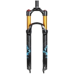 TYXTYX Fourches VTT TYXTYX 26"Fourche de Suspension de vélo de Montagne, 1-1 / 8 'Alliage de magnésium léger VTT vélo Fourche à gaz contrôle d'épaule 100mm