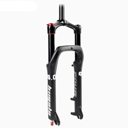 TYXTYX Fourches VTT TYXTYX BMX E-Bike Fourche Avant 20 Pouces VTT Vélo Suspension pneumatique 1-1 / 8"Pivot Ultra-léger Réglage de l'amortissement de la Fourche de vélo à dégagement Rapide Frein à Disque Voyage 100mm