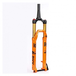 TYXTYX Fourches VTT TYXTYX Fourche à Suspension VTT Tapered Manual Lockout Barrel Shaft 27.5 / 29 inch Rebound Amorting Version Lightweight Bike Shock Absorber Aluminium Alloy Air Front Fork CN (Color: Orange, Size: 2