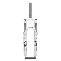 VHHV Fourches VTT VHHV 26" 27, 5" 29" Montagne Vélo Fourche à Suspension Alliage Mécanique Printemps 1-1 / 8" Voyage 100mm - Blanc Absorber (Color : C, Size : 29 inch)