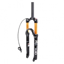 VHHV Fourches VTT VHHV 26 27, 5 29 Pouces Montagne Vélo Fourche À Suspension, Frein À Disque Aluminium Magnésium Alliage VTT Air Fork Absorber (Color : Straight Remote Lock Out, Size : 26 inch)