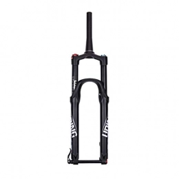 VHHV Fourches VTT VHHV 26" 27, 5" 29" VTT Fourche à Suspension, 1-1 / 8" Haute Résistance Alliage de Magnésium Voyage: 140 mm Fourches Pneumatiques - Noir Absorber (Size : 29 inch)