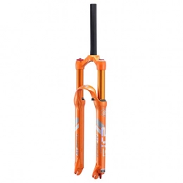 VHHV Pièces de rechanges VHHV 26" 27, 5" VTT Vélo Fourche à Suspension, 1-1 / 8" Alliage Léger Montagne Cyclisme Avant Fourches 120mm Voyage - Orange Absorber (Size : 26 inches)