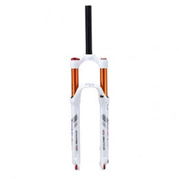 VHHV Fourches VTT VHHV Fourche VTT Vélo 26" 27.5" Alliage 1-1 / 8" Frein Disque A - Pilier Absorber (Color : White, Size : 27.5 inches)