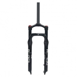 VHHV Fourches VTT VHHV Neige VTT Vélo Fourche à Suspension 26 Pouces 1-1 / 8" Alliage Air Ahead Forks pour Plage VTT Vélo 4, 0" Pneu Noir 115mm Voyage Absorber