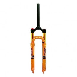 VHHV Fourches VTT VHHV VTT Fourche Suspension 26 / 27, 5 / 29 Pouces, Systme d'air Verrouillage Manuel pour Montagne Route Cyclisme - Orange (Size : 27.5 inch)