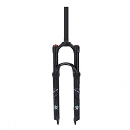 VHHV Fourches VTT VHHV VTT Montagne Vélo Air Fourche à Suspension, 1-1 / 8" Alliage D'aluminium Fourche Avant pour 26 / 27, 5 Pouces Vélo - Orange / Noir Absorber (Color : Black, Size : 27.5 inch)