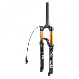 VHHV Fourches VTT VHHV VTT Vlo Alliage Magnsium Fourche Suspension 26 / 27, 5 / 29 Pouces, 1-1 / 8" Voyage: 120mm Bike Accessoires Avant Fourche (Color : Tapered-Remote Lockout, Size : 26 inch)