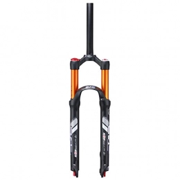 VHHV Fourches VTT VHHV Vélo de Montagne Fourche Avant 26 27.5 Pouces 1-1 / 8" Suspension, Amortissement Réglage Fourche Air VTT Alliage 9mm (QR) Voyage: 120mm Absorber (Color : Black, Size : 26 inches)