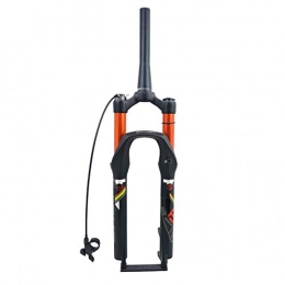 VHHV Pièces de rechanges VHHV Vélo de Montagne Fourche VTT 26" 27.5 Pouces 29 ER, pour XC Offroad Vélo Alliage de Magnésium Fourches Suspension - Conique Tube Absorber (Color : Remote Lockout, Size : 27.5 inch)