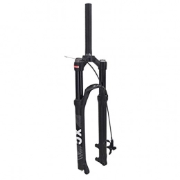 VHHV Pièces de rechanges VHHV Vélo Fourche Avant 26" 27.5" 29" VTT Suspension, Voyage: 120mm Alliage de Magnésium avec Réglage D'amortissement Fonction - Noir Absorber (Color : Remote Lockout, Size : 29 inches)