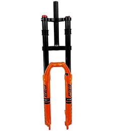 Auoiuoy Fourches VTT VTT 27.5" / 29inch VTT Fourche de Descente Suspension vélo Air Shock QR 9 mm Frein à Disque 160mm Voyage 1-1 / 8" 2350g, Orange-29inch