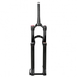 Longjiahaiwei Pièces de rechanges VTT Suspension Fork Vélo Fourche avant VTT Essieu arrière Noir Tube Barrel arbre fourche vélo épaule Contrôle de la fourche avant avec un arbre Quick Release 27, 5 pouces Mountain Bike Fork