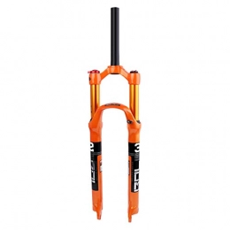 VHHV Fourches VTT VTT Vlo Fourche Suspension 26" 27, 5" 29" 1-1 / 8" Voyage: 100 mm Contrle des paules et Verrouillage Distance - Orange (Color : Manual Lockout, Size : 29 inch)